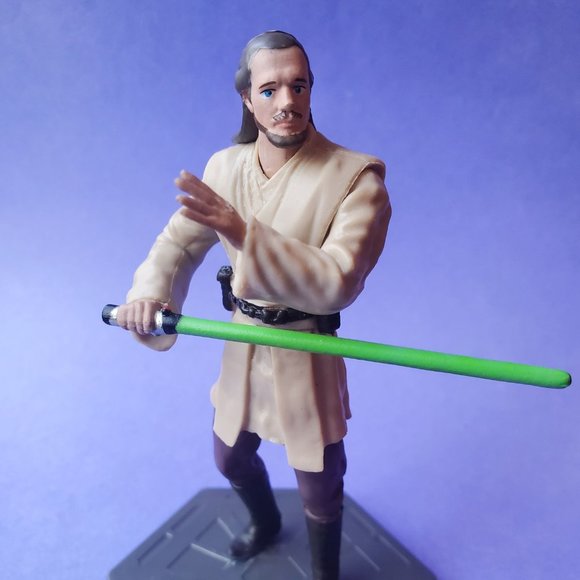 Disney Star Wars Qui-Gon Jinn Cake Topper - Picture 1 of 1